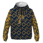 custom fiu panthers trellis mesh blue windbreaker jacket best selling.webp