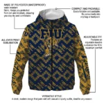 custom fiu panthers trellis mesh blue windbreaker jacket best selling.webp