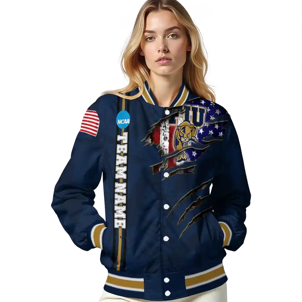 custom fiu panthers usa flag claws blue varsity jacket latest model.webp custom fiu panthers usa flag claws blue varsity jacket latest model.webp