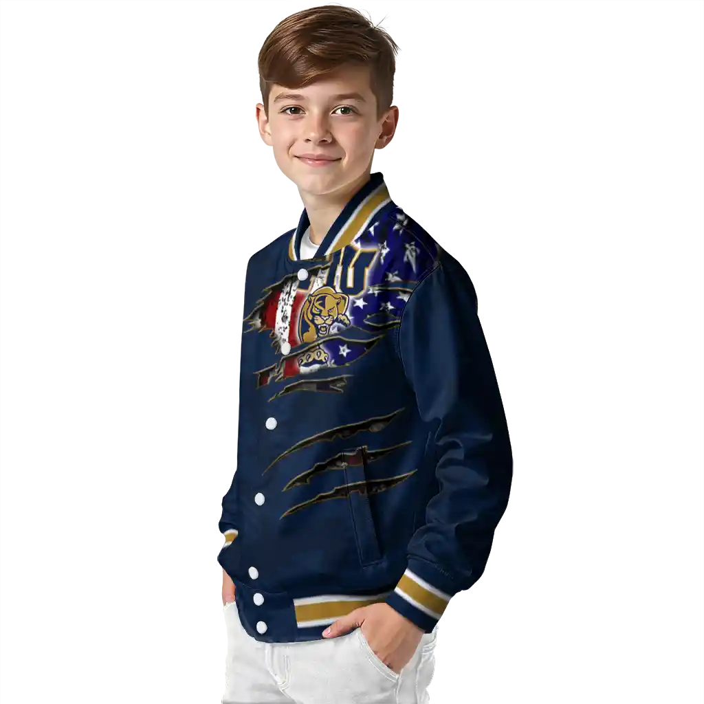 custom fiu panthers usa flag claws blue varsity jacket trendy.webp custom fiu panthers usa flag claws blue varsity jacket trendy.webp
