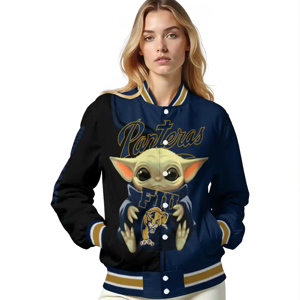 customized fiu panthers adorable yoda blue black varsity jacket latest model.webp customized fiu panthers adorable yoda blue black varsity jacket latest model.webp
