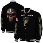 customized fiu panthers american flag skull black varsity jacket best selling.webp