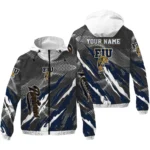 customized fiu panthers claw mesh blue gray windbreaker jacket best selling.webp