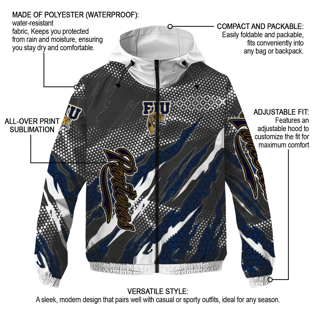 customized fiu panthers claw mesh blue gray windbreaker jacket new arrival.webp customized fiu panthers claw mesh blue gray windbreaker jacket new arrival.webp