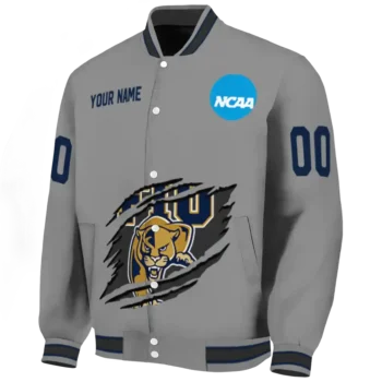 customized fiu panthers feral slash grey varsity jacket best selling.webp