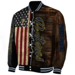 customized fiu panthers flag wood brown varsity jacket best selling.webp