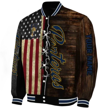 customized fiu panthers flag wood brown varsity jacket best selling.webp