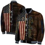 customized fiu panthers flag wood brown varsity jacket best selling.webp