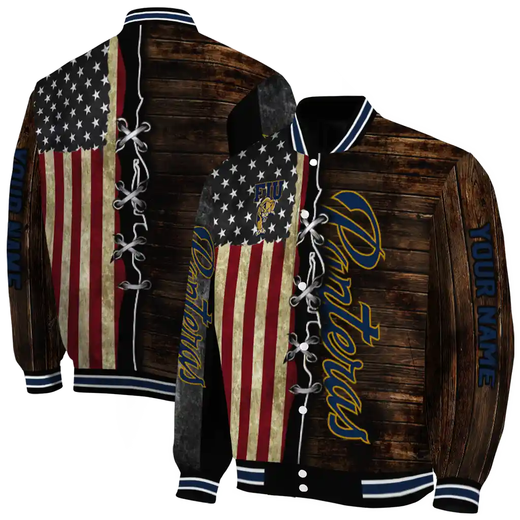 customized fiu panthers flag wood brown varsity jacket fashion forward.webp customized fiu panthers flag wood brown varsity jacket fashion forward.webp