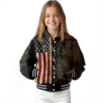 customized fiu panthers flag wood brown varsity jacket best selling.webp