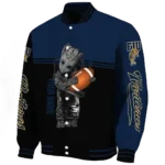 customized fiu panthers groot football blue black varsity jacket best selling.webp