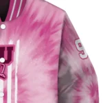 customized fiu panthers pink tie dye pink varsity jacket best selling.webp
