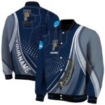 Customized FIU Panthers Wave Patterns Blue Jacket