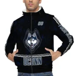 customized uconn huskies shards cluster blue windbreaker jacket best selling.webp