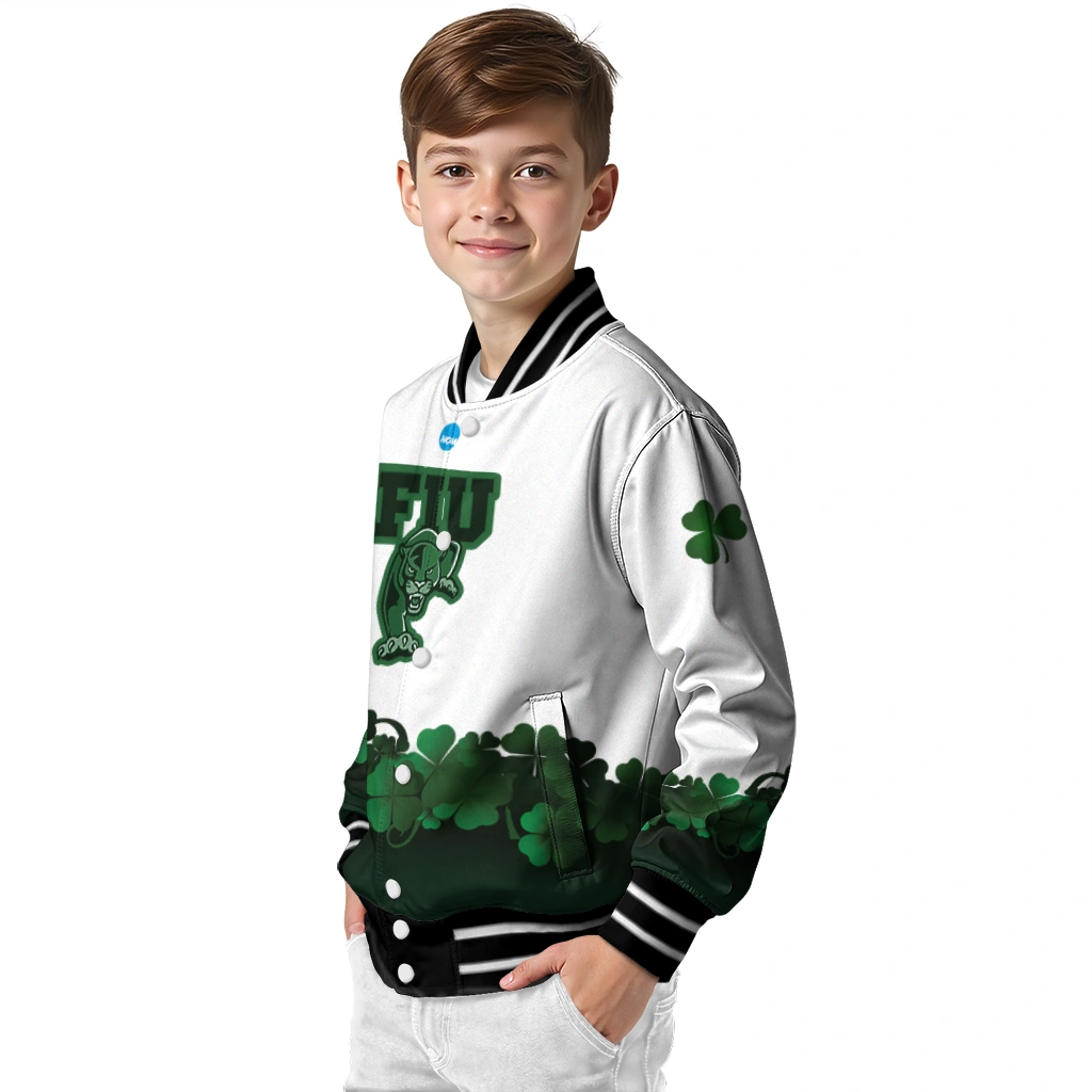 fiu panthers clovers pattern white green varsity jacket trendy.webp fiu panthers clovers pattern white green varsity jacket trendy.webp