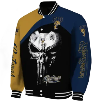 fiu panthers edgy mask blue black varsity jacket best selling.webp