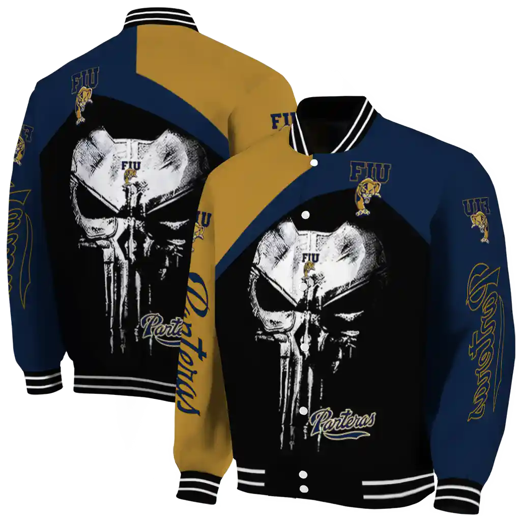 fiu panthers edgy mask blue black varsity jacket fashion forward.webp fiu panthers edgy mask blue black varsity jacket fashion forward.webp