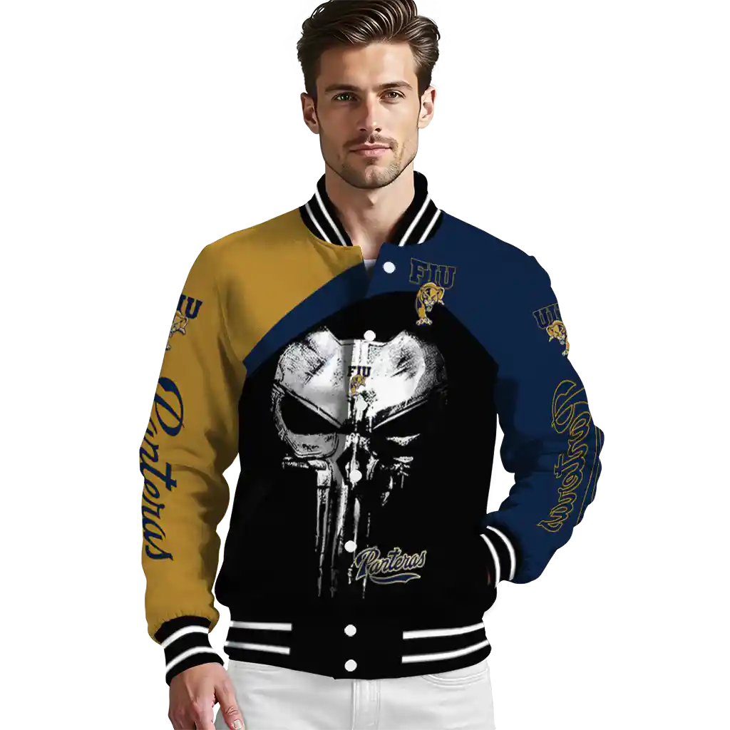 fiu panthers edgy mask blue black varsity jacket high quality.webp fiu panthers edgy mask blue black varsity jacket high quality.webp