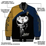 fiu panthers edgy mask blue black varsity jacket best selling.webp