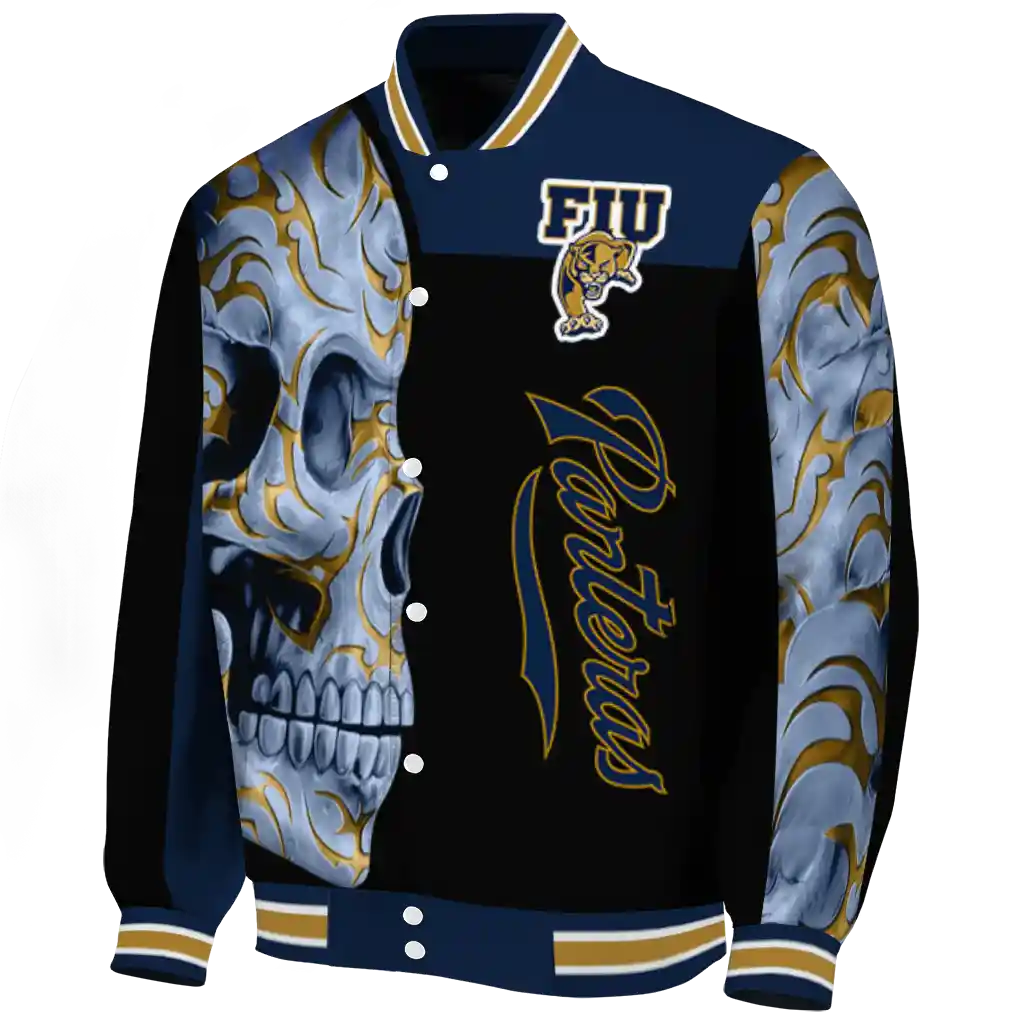 fiu panthers fire skull blue black varsity jacket best selling.webp fiu panthers fire skull blue black varsity jacket best selling.webp