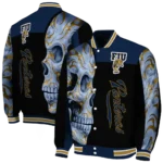 fiu panthers fire skull blue black varsity jacket best selling.webp
