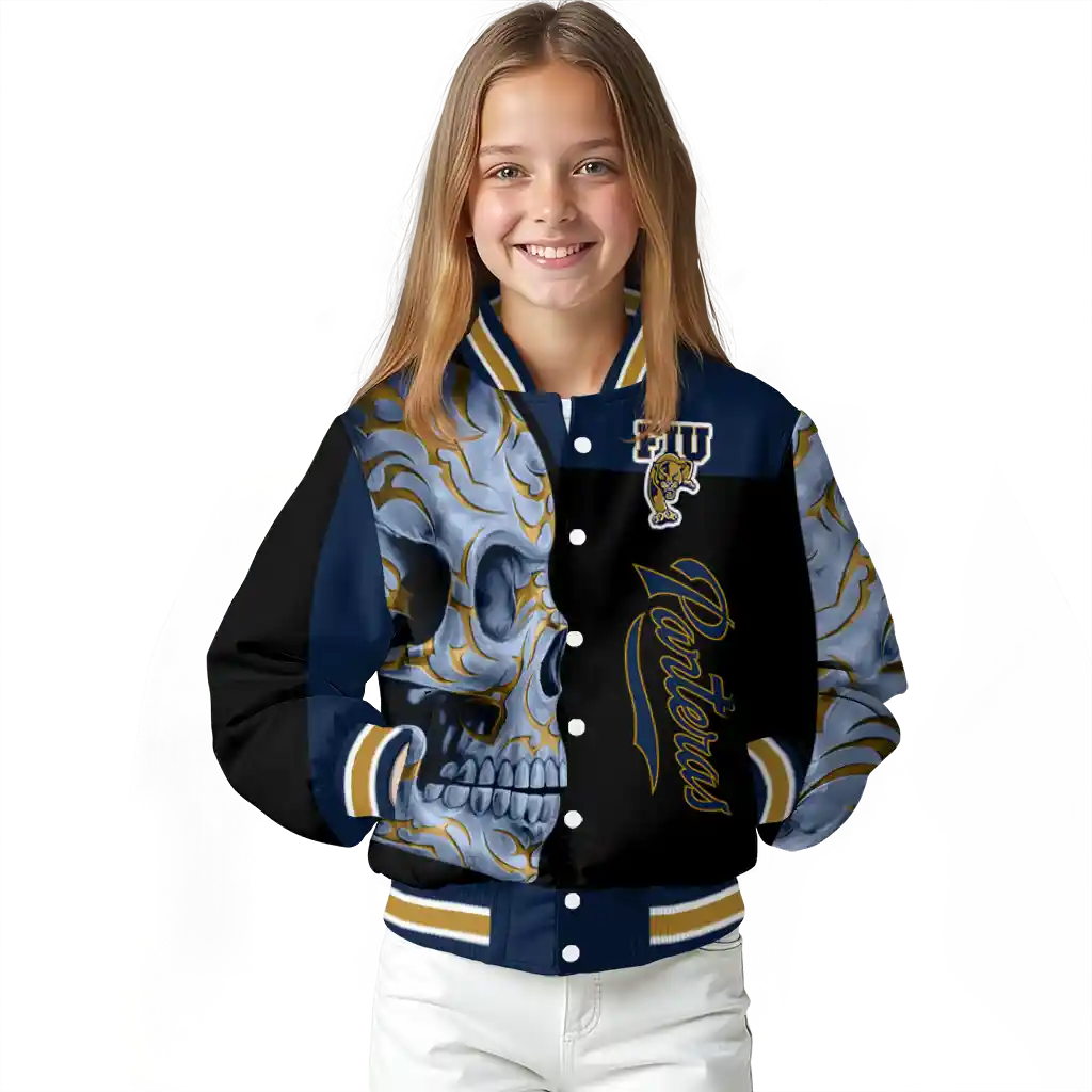 fiu panthers fire skull blue black varsity jacket top rated.webp fiu panthers fire skull blue black varsity jacket top rated.webp