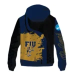 fiu panthers grid streak blue black windbreaker jacket best selling.webp