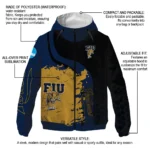fiu panthers grid streak blue black windbreaker jacket best selling.webp