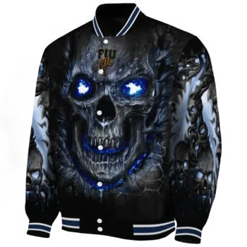 fiu panthers inferno skull blue black varsity jacket best selling.webp