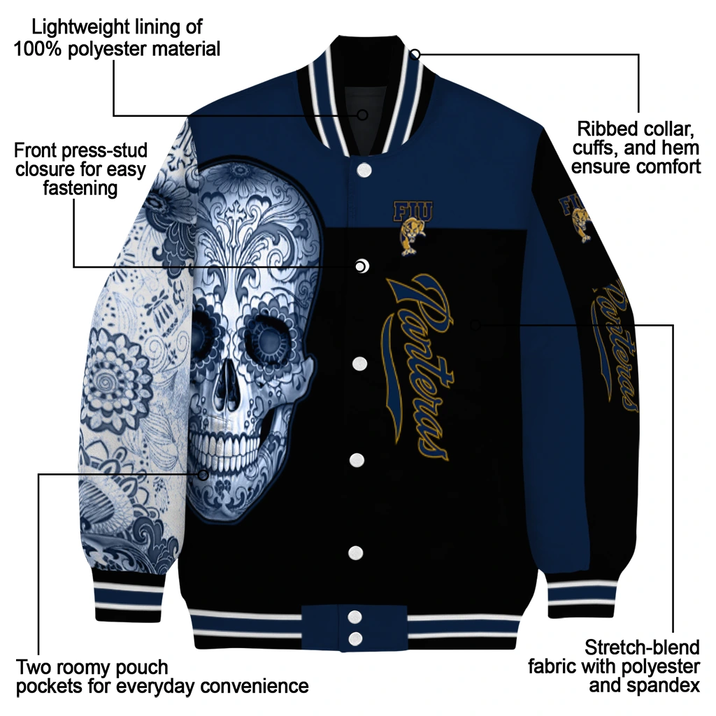 fiu panthers intricate skull blue black varsity jacket new arrival.webp fiu panthers intricate skull blue black varsity jacket new arrival.webp