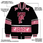 fiu panthers pink ribbon black pink varsity jacket best selling.webp