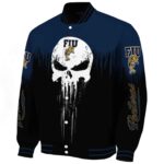 FIU Panthers Punisher Skull Blue Black White Jacket
