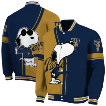 fiu panthers snoopy attitude blue varsity jacket fashion forward.webp