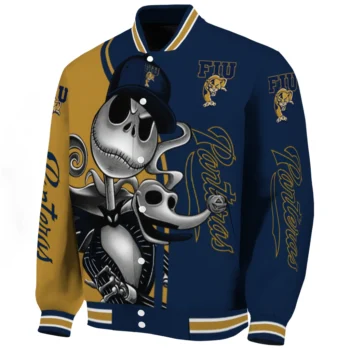 fiu panthers spooky grin blue varsity jacket best selling.webp