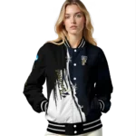 fiu panthers torn texture print blue black varsity jacket best selling.webp