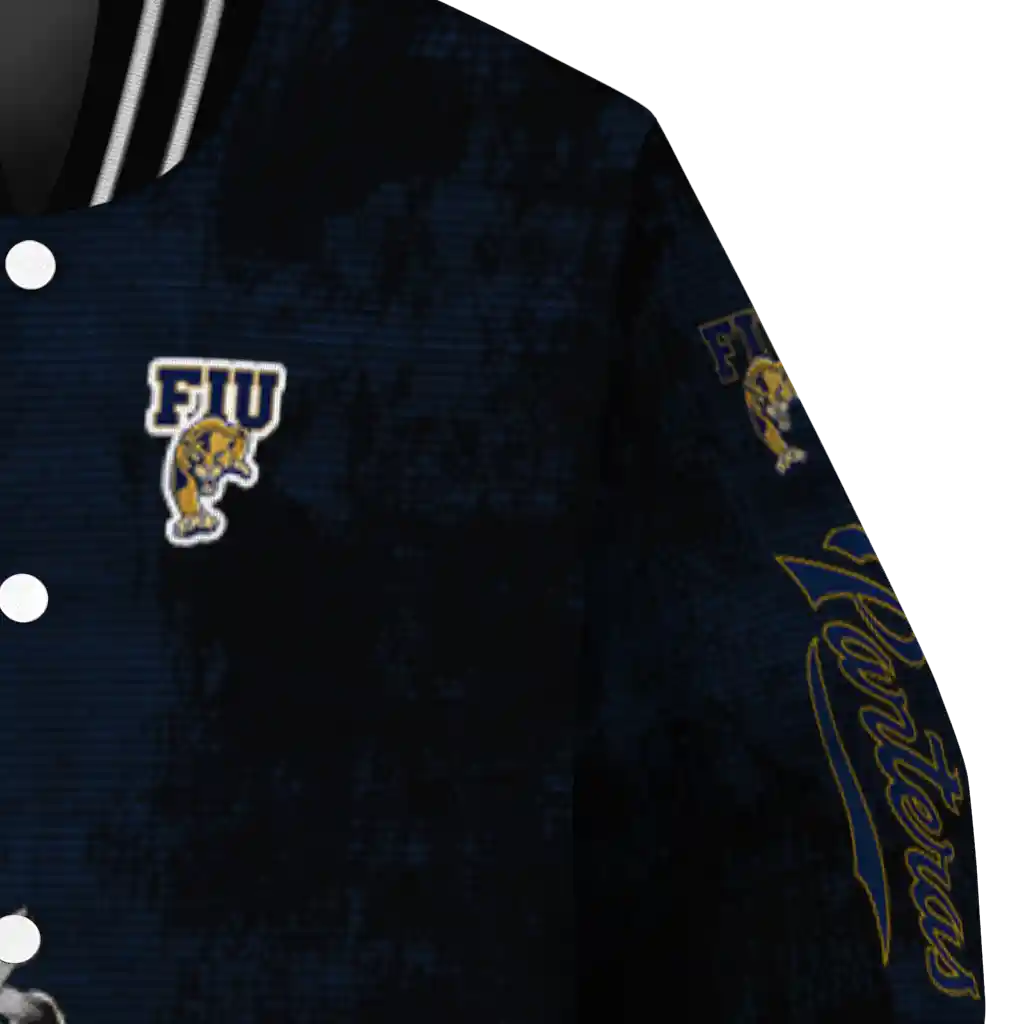 fiu panthers torn texture print blue black varsity jacket premium grade.webp fiu panthers torn texture print blue black varsity jacket premium grade.webp