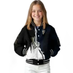 fiu panthers torn texture print blue black varsity jacket best selling.webp