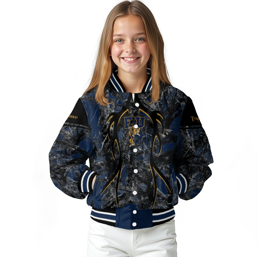 personalized fiu panthers antlers motif blue black varsity jacket top rated.webp personalized fiu panthers antlers motif blue black varsity jacket top rated.webp