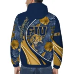 personalized fiu panthers blossoms helmet blue windbreaker jacket best selling.webp