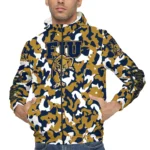 personalized fiu panthers camouflage mashup blue windbreaker jacket best selling.webp