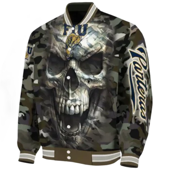 personalized fiu panthers camouflage skull camouflage varsity jacket best selling.webp