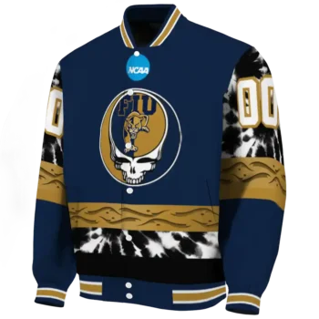 personalized fiu panthers circle skull blue black varsity jacket best selling.webp