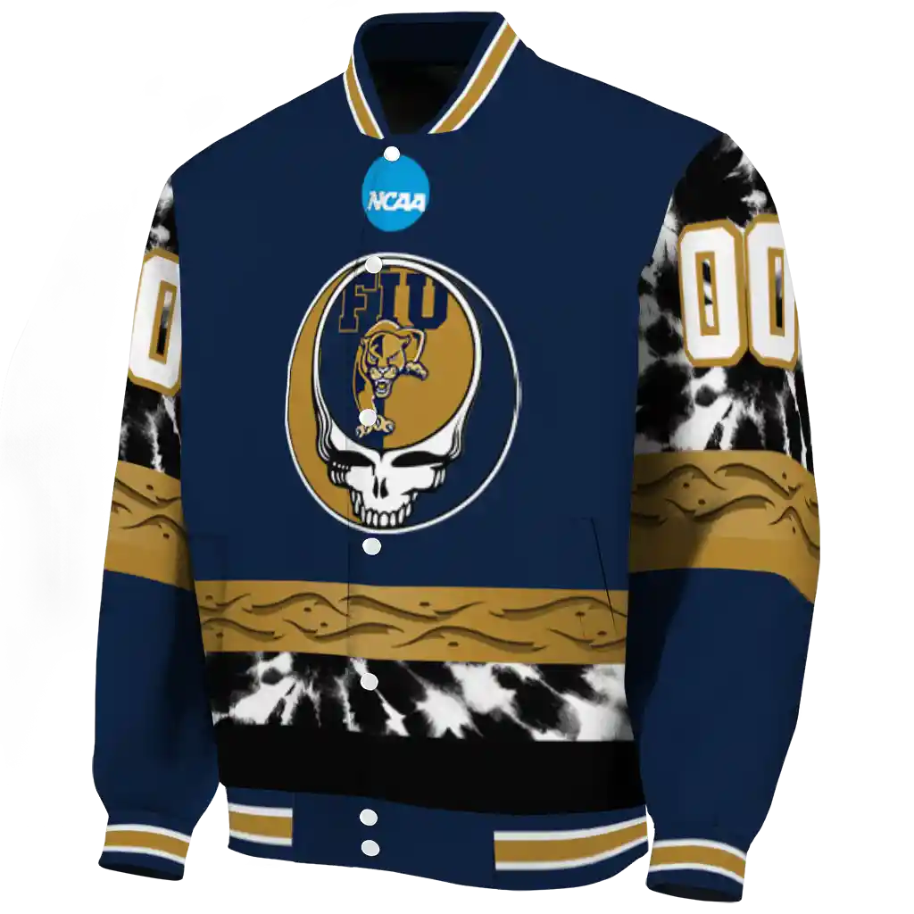 personalized fiu panthers circle skull blue black varsity jacket best selling.webp personalized fiu panthers circle skull blue black varsity jacket best selling.webp