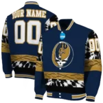 personalized fiu panthers circle skull blue black varsity jacket best selling.webp