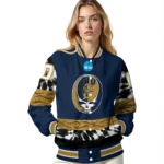 personalized fiu panthers circle skull blue black varsity jacket best selling.webp