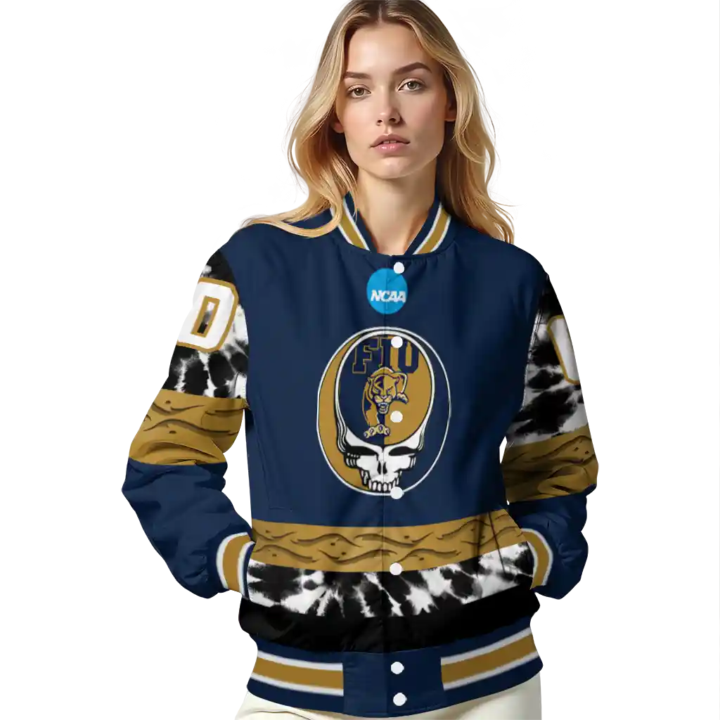 personalized fiu panthers circle skull blue black varsity jacket latest model.webp personalized fiu panthers circle skull blue black varsity jacket latest model.webp