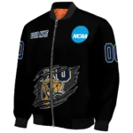 personalized fiu panthers claw shred black bomber jacket best selling.webp