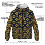 personalized fiu panthers geometric blossom blue windbreaker jacket best selling.webp