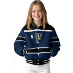 personalized fiu panthers stripe statement blue black varsity jacket best selling.webp